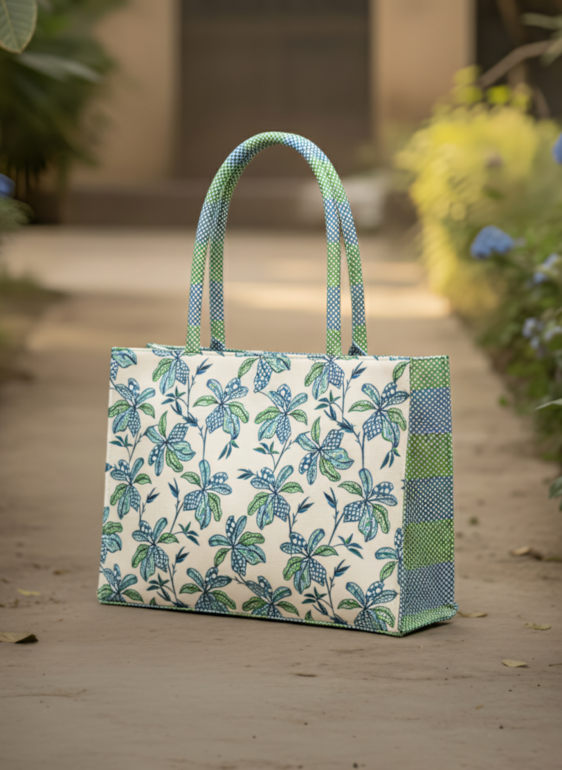 Canvas Tote Urban Leaves