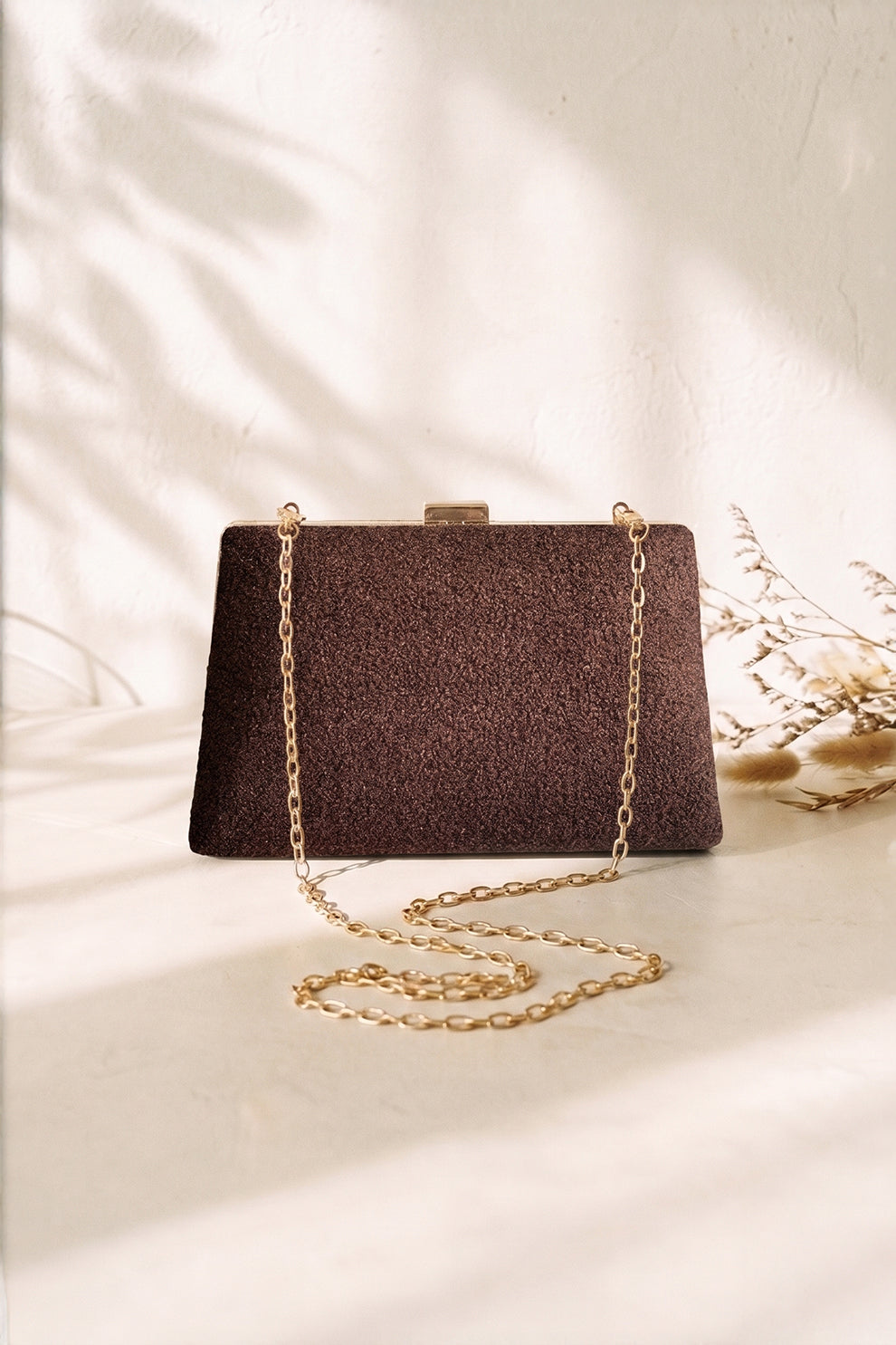 Shoporiya Clutch Sera - Chocolate Brown