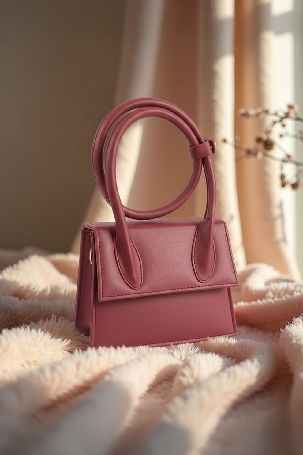 HandBag Jacqumues - Wine Red