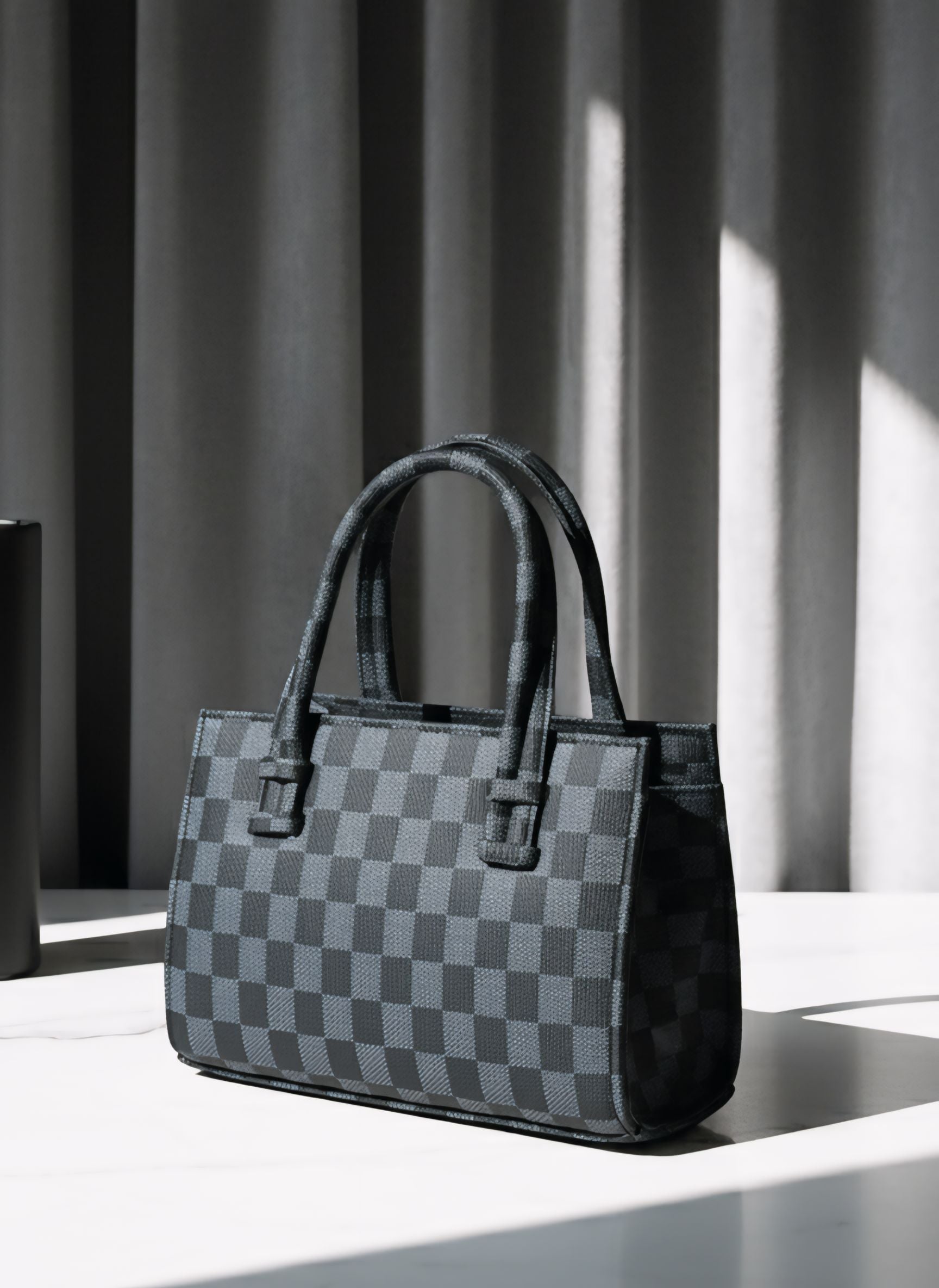 HandBag Mini Checkered - Black