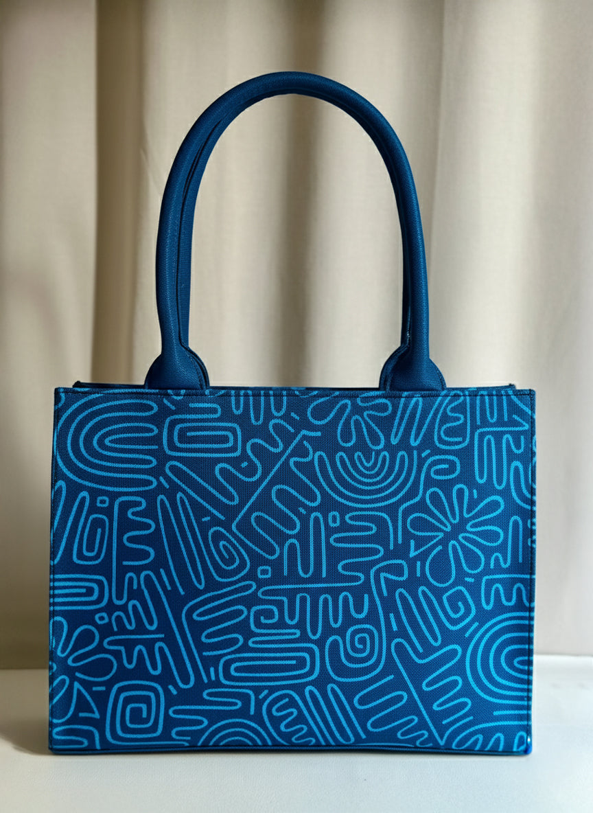 Mini Canvas Tote Tribe