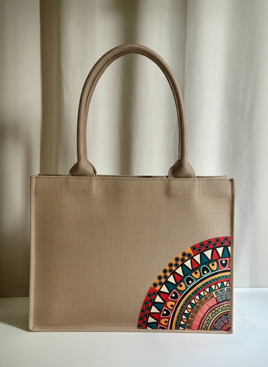 Mini Canvas Tote Desert Bloom