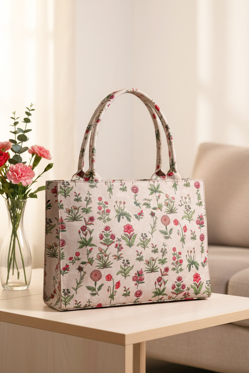 Canvas Tote Peach Blossom