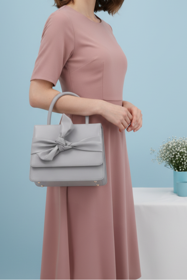 Handbag ElleKnot - Grey