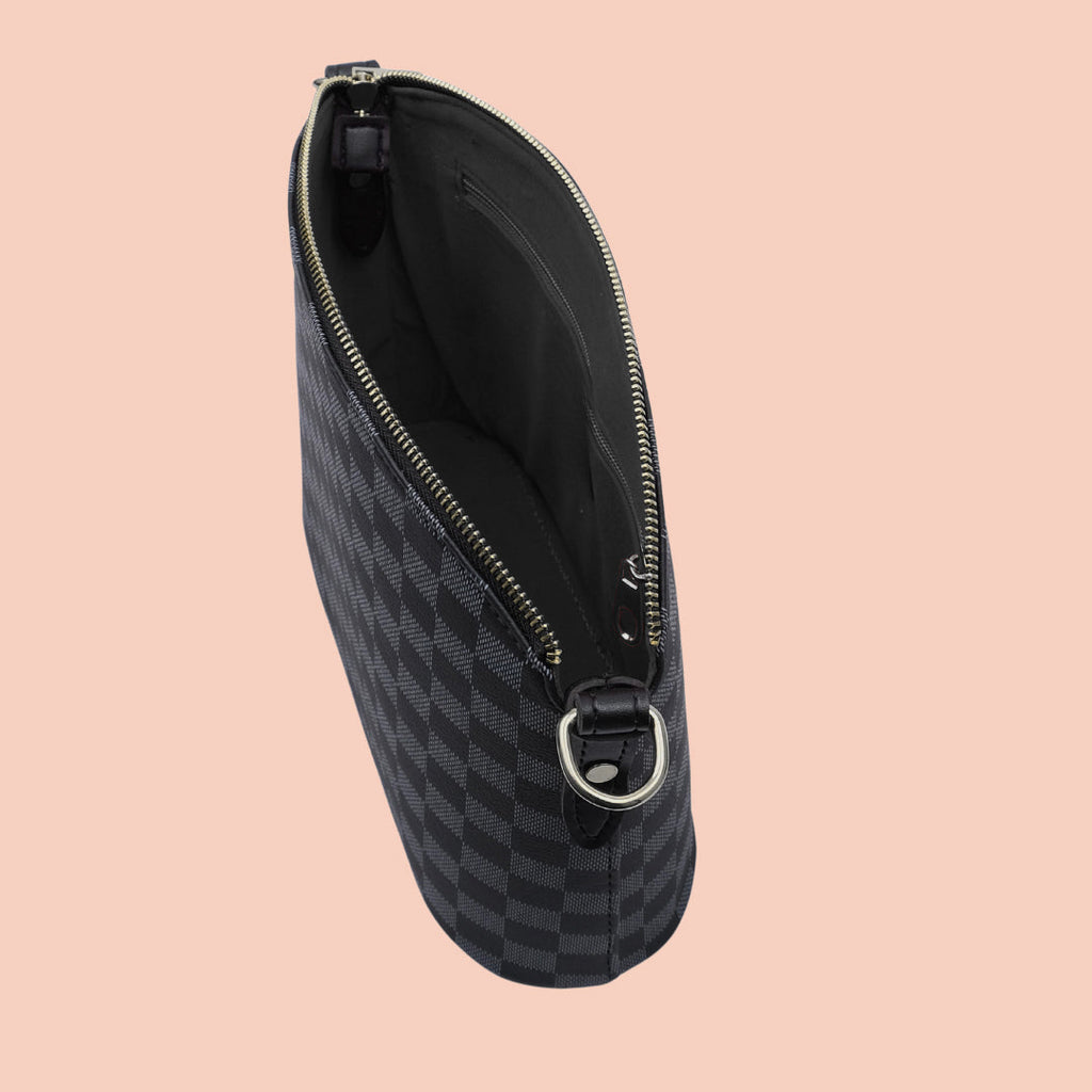 Duo Tote Checkered - Black