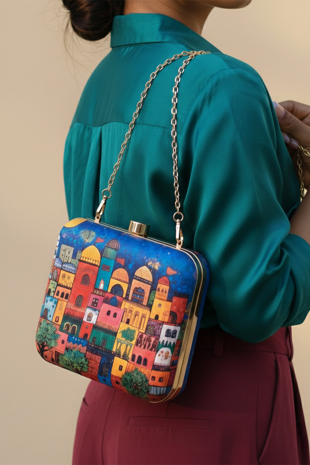 Shoporiya Clutch Midnight Skyline