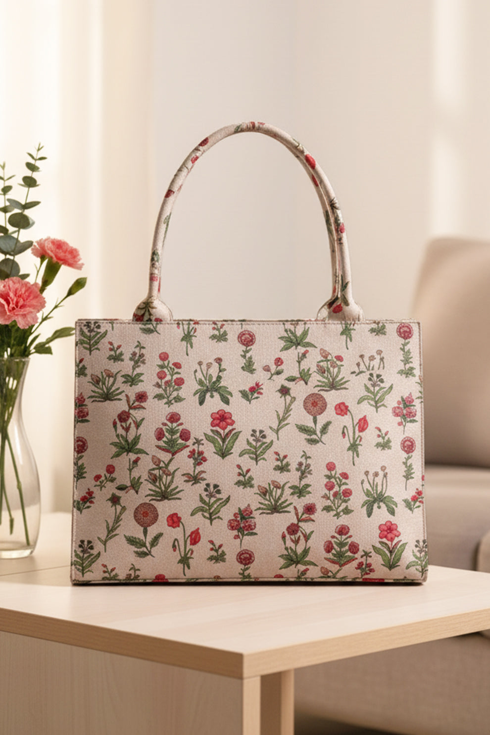 Canvas Tote Peach Blossom