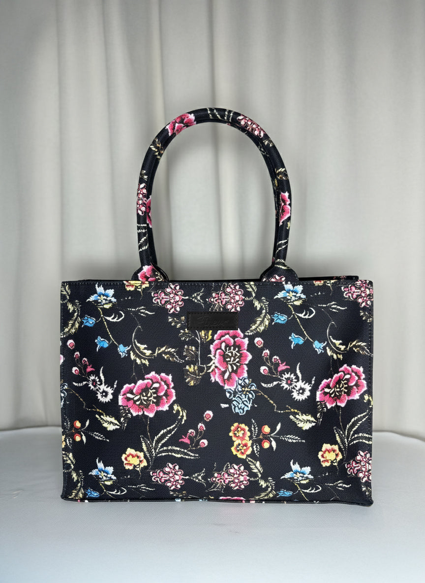 Canvas Tote Black Multi