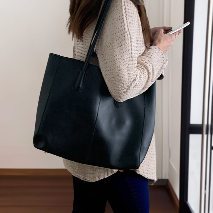 Tote Everyday + Pouch - Black