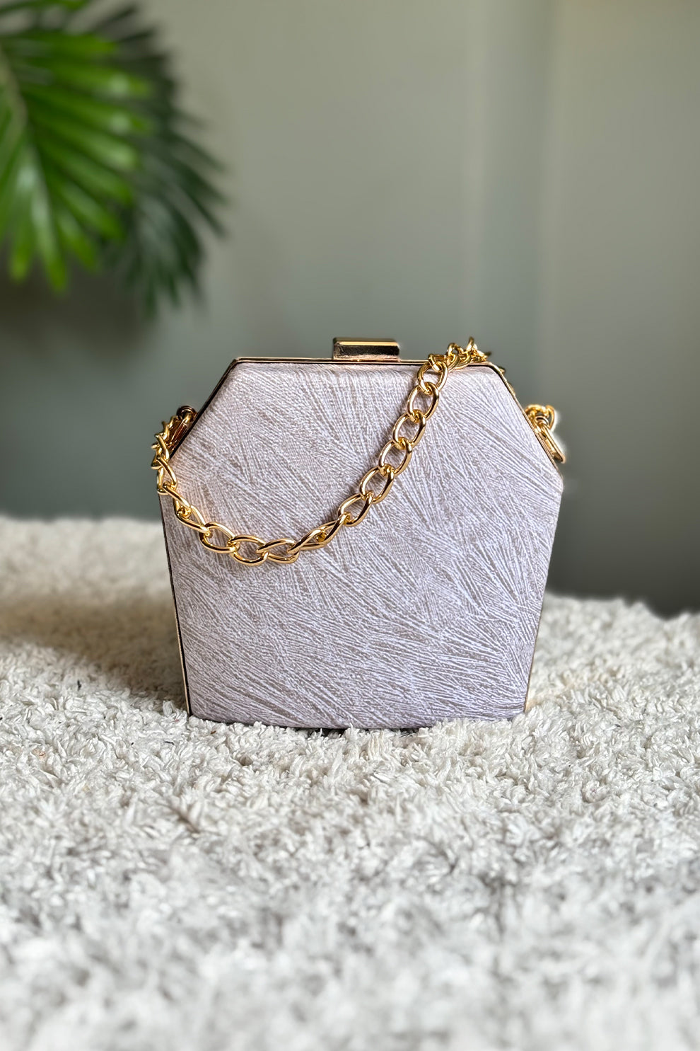 Shoporiya Clutch Diamond - Silver