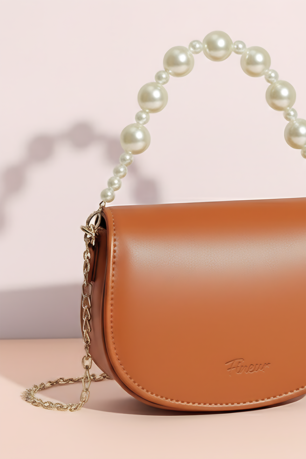 Handbag Midnight Pearl - Brown