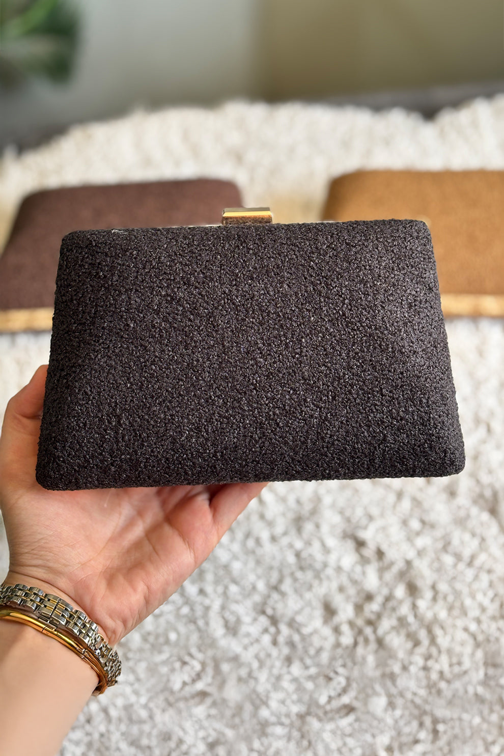 Shoporiya Clutch Sera - Black