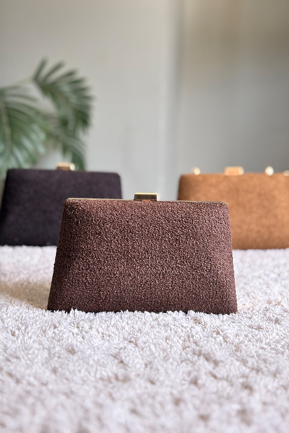 Shoporiya Clutch Sera - Chocolate Brown