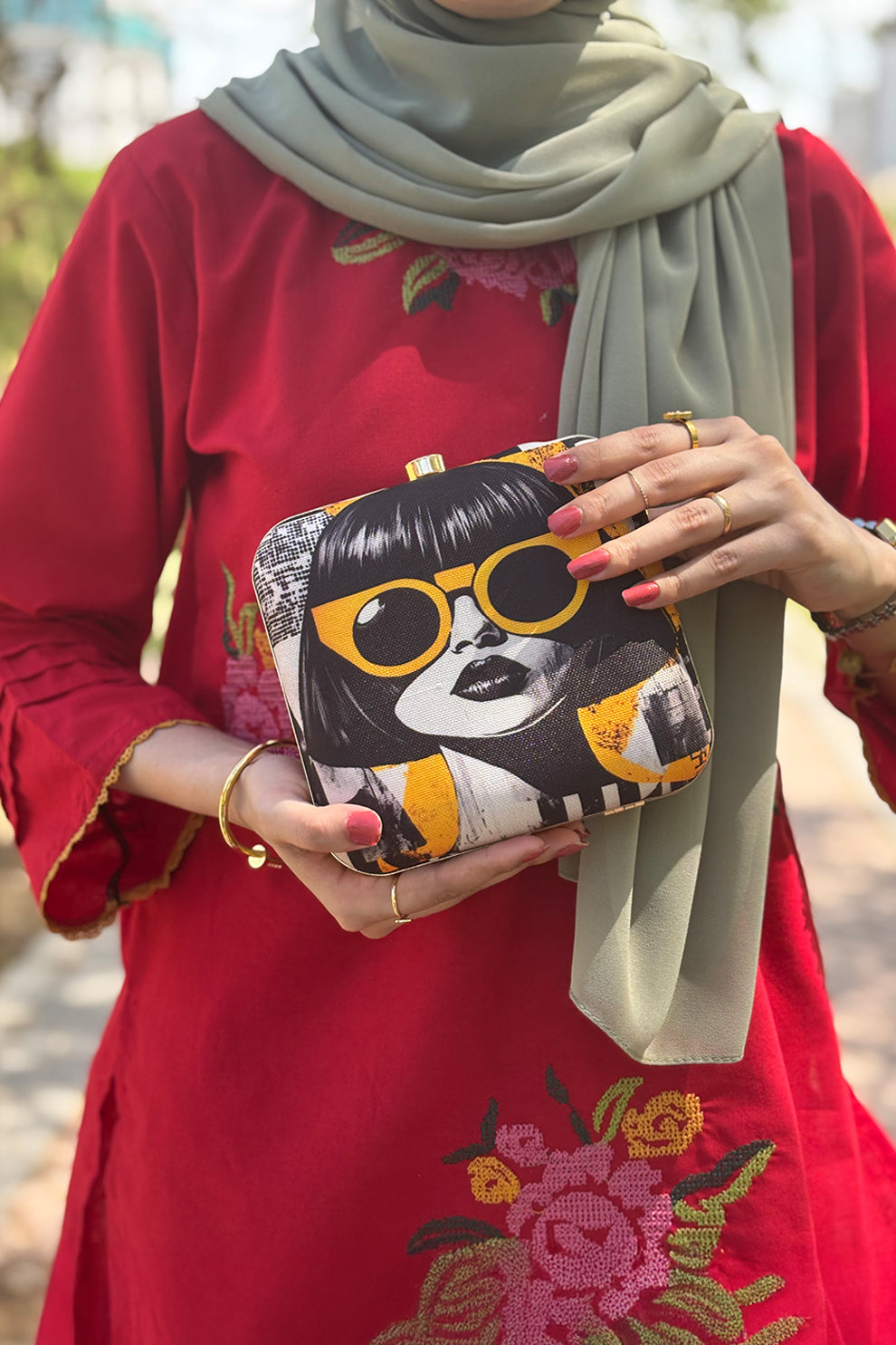 Shoporiya Clutch Pop Art