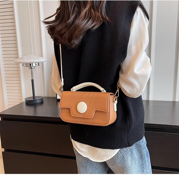 Handbag Dot Luxe - Mustard