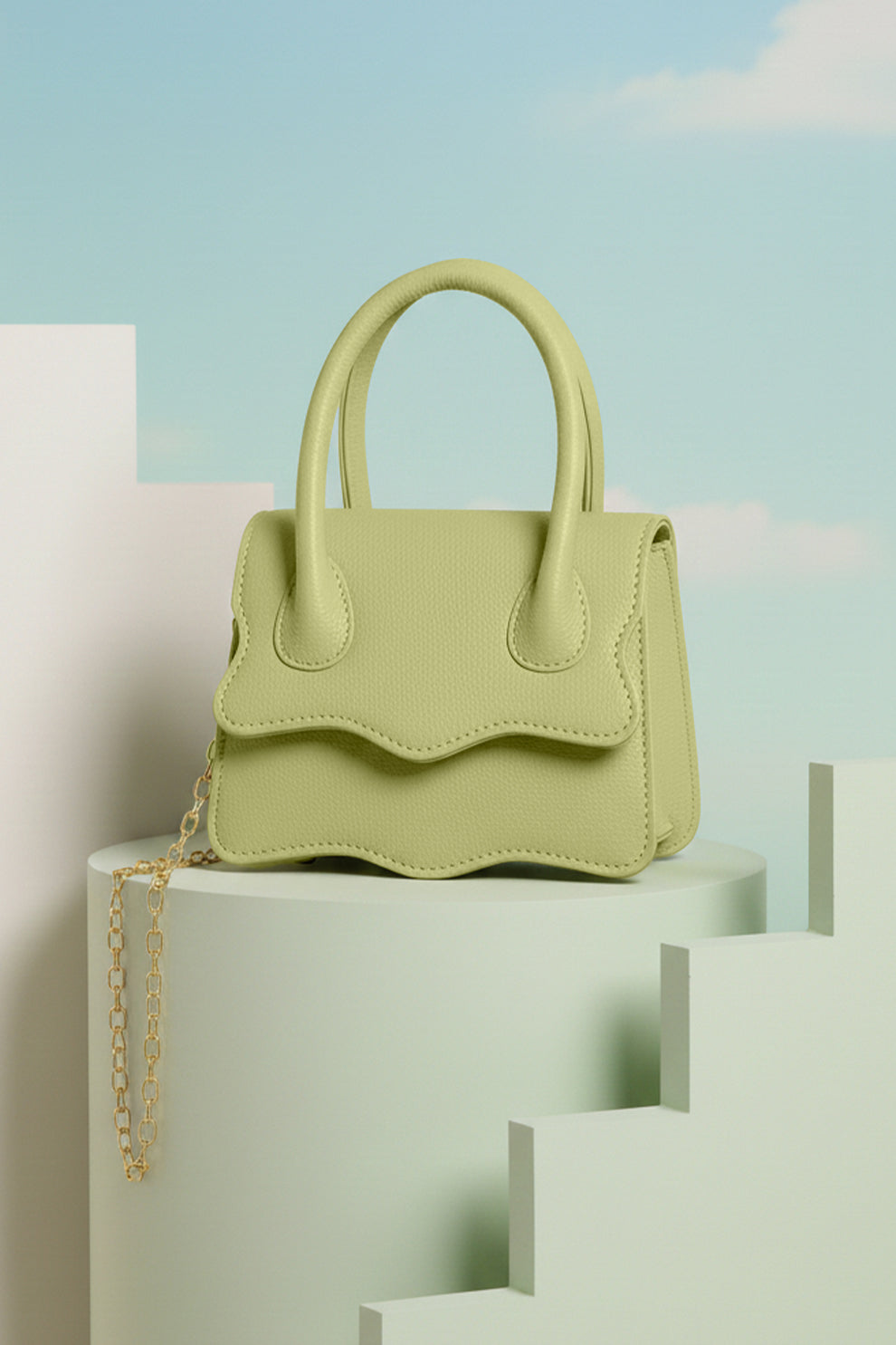 HandBag Muffin - Lime Green