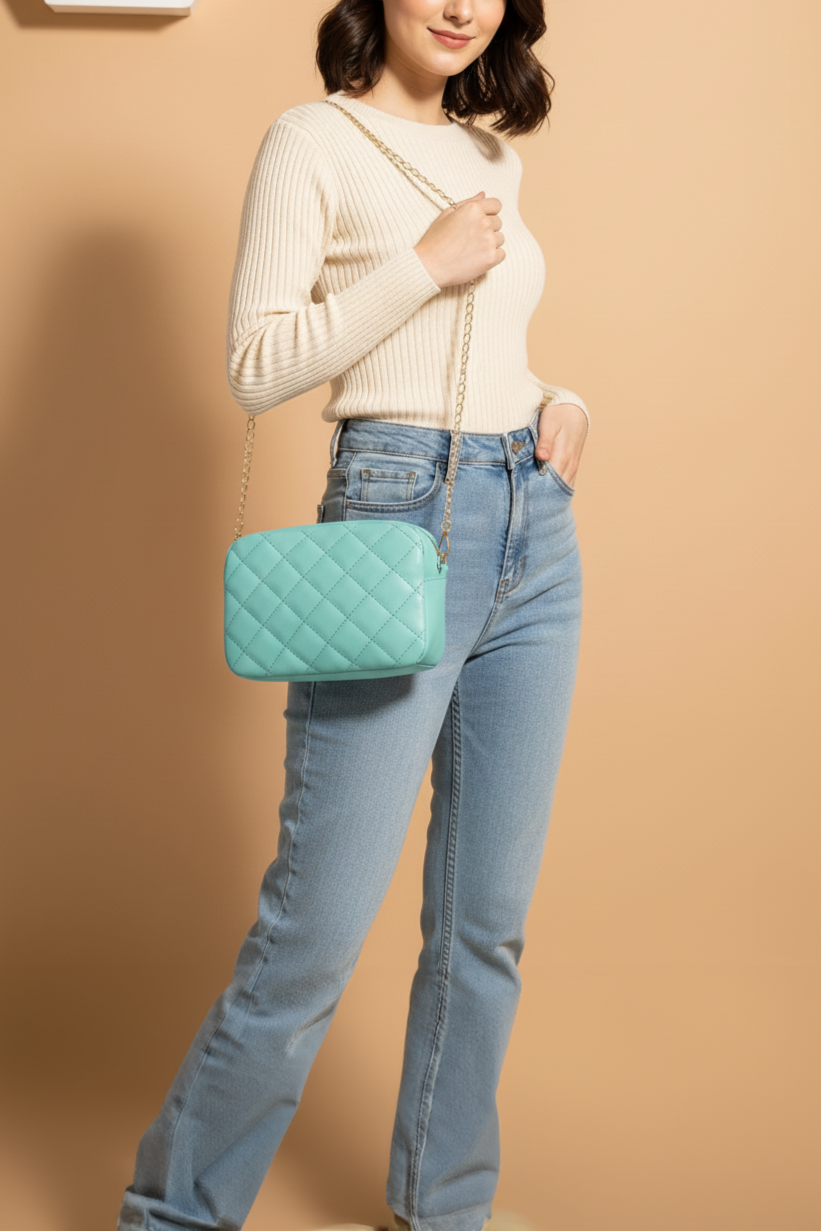 Crossbody Urban Chic - Sky Blue