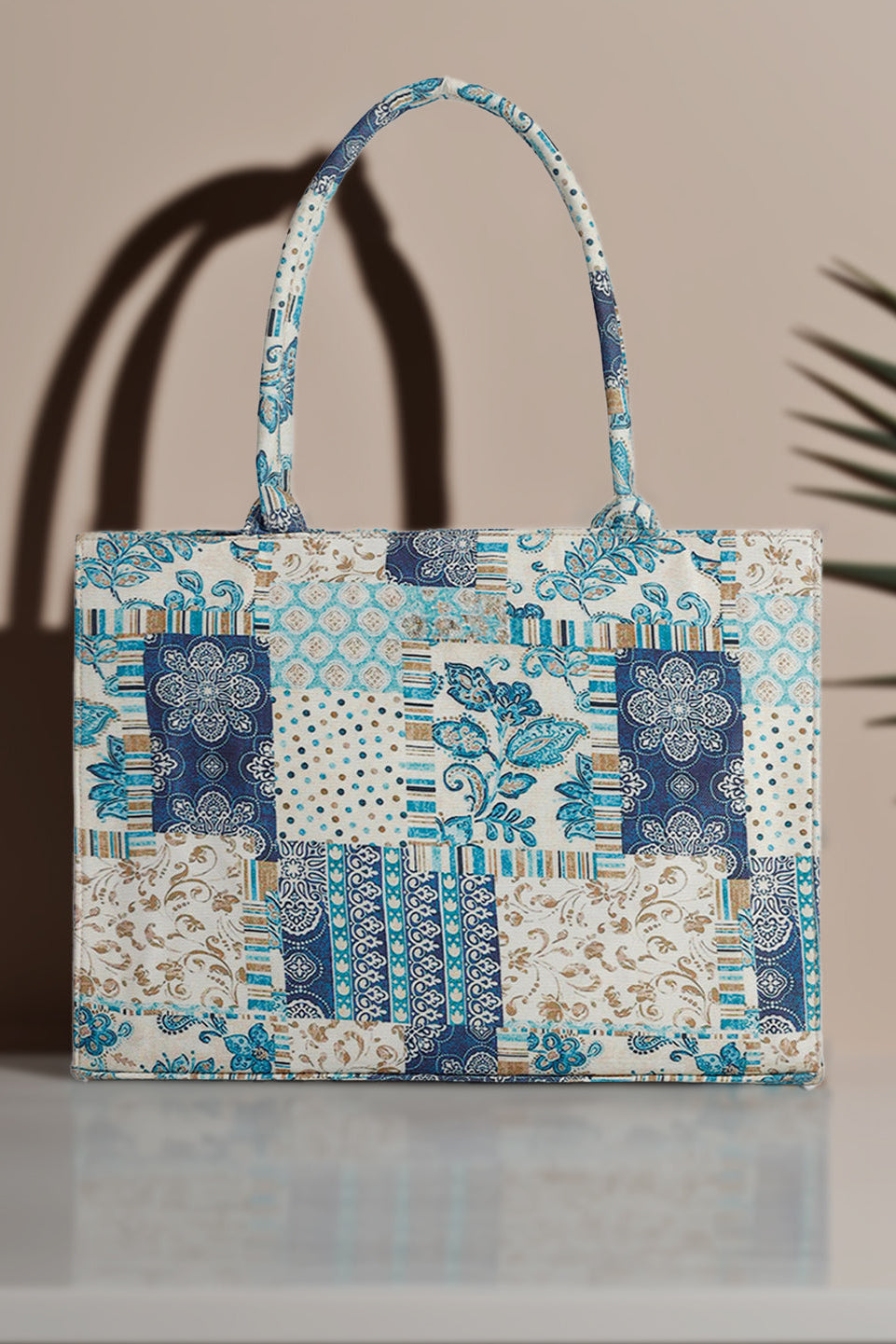 Canvas Tote Blue Blossom