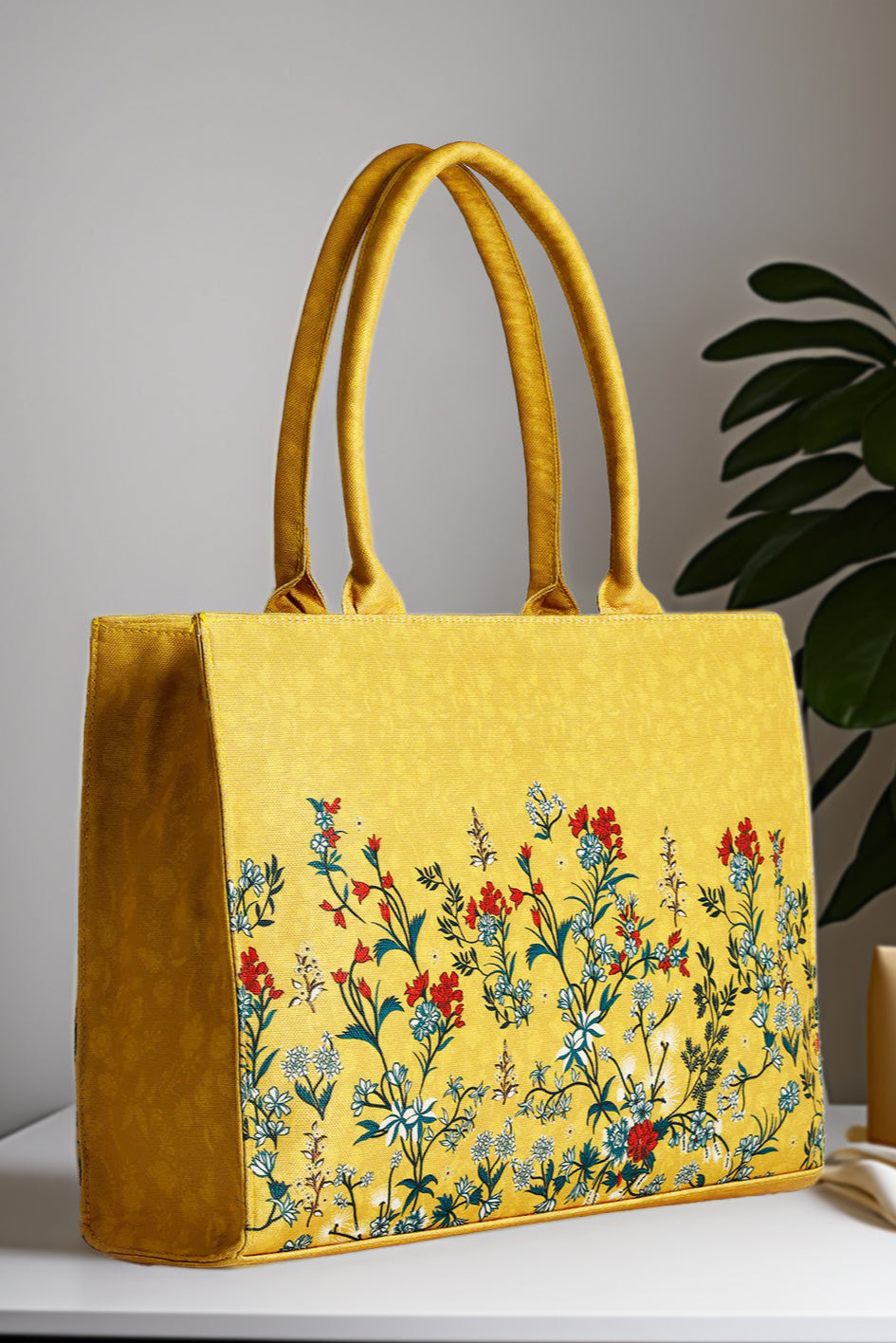 Canvas Tote Bag Sunbeam Floral