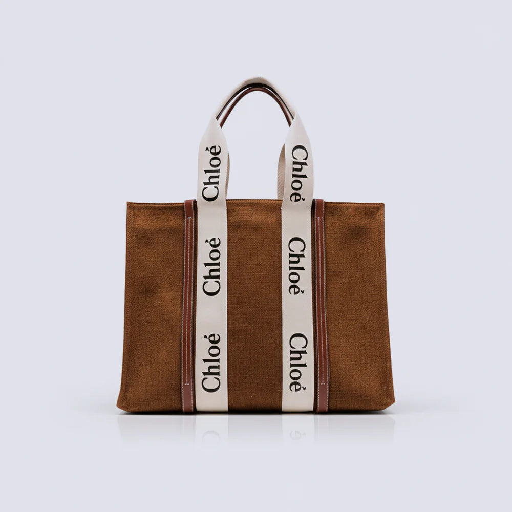 Canvas Modern Muse Tote - Dark Brown