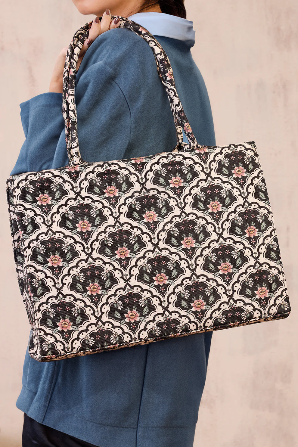 Canvas Tote BlushLeaf