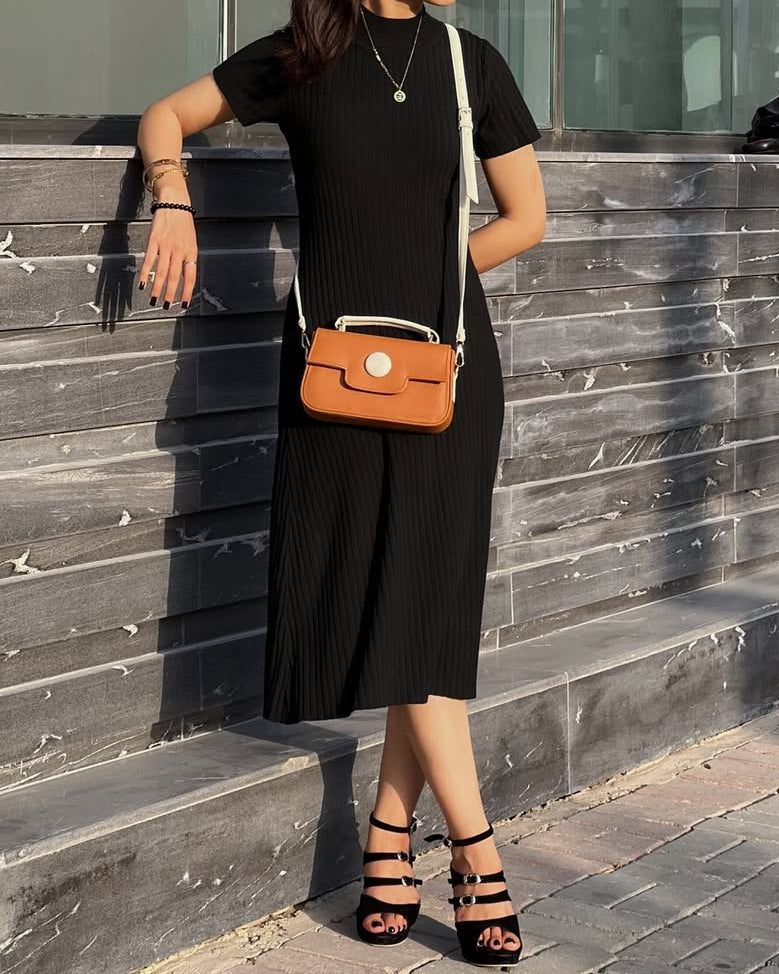 Handbag Dot Luxe - Mustard