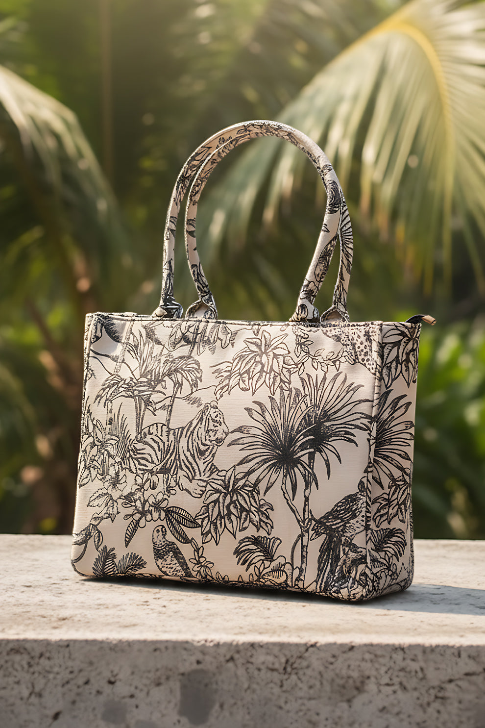 Canvas Tote Royal Jungle