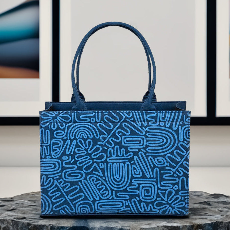 Mini Canvas Tote Tribe