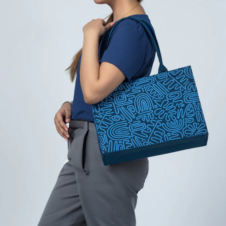 Mini Canvas Tote Tribe