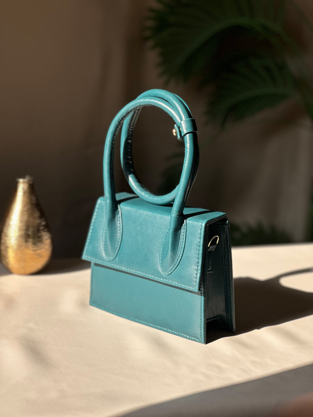 HandBag Jacqumues - Peacock Blue