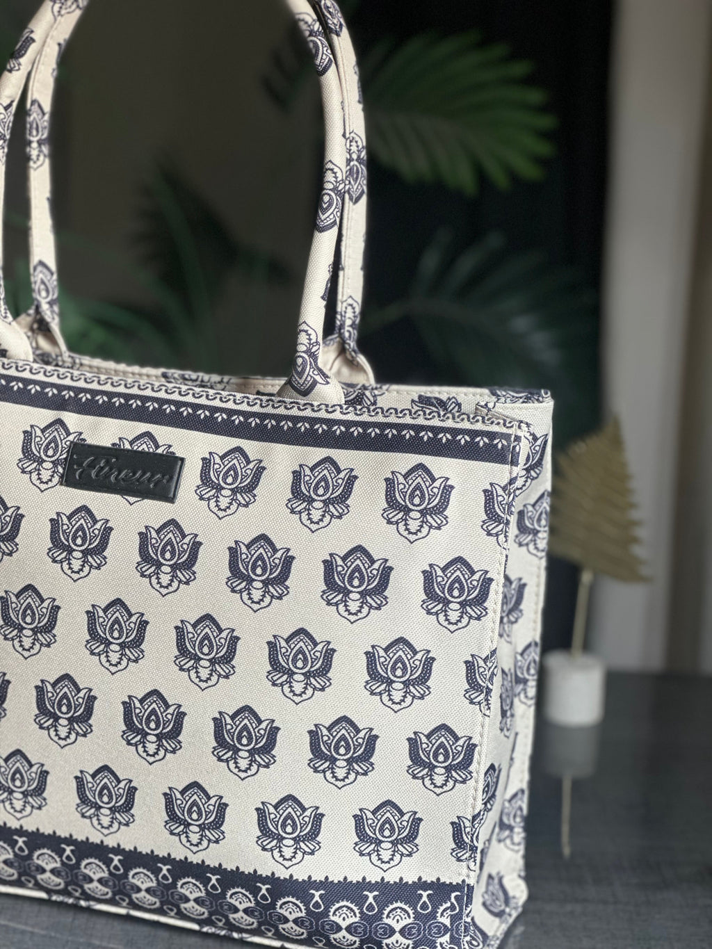 Canvas Tote Lotus