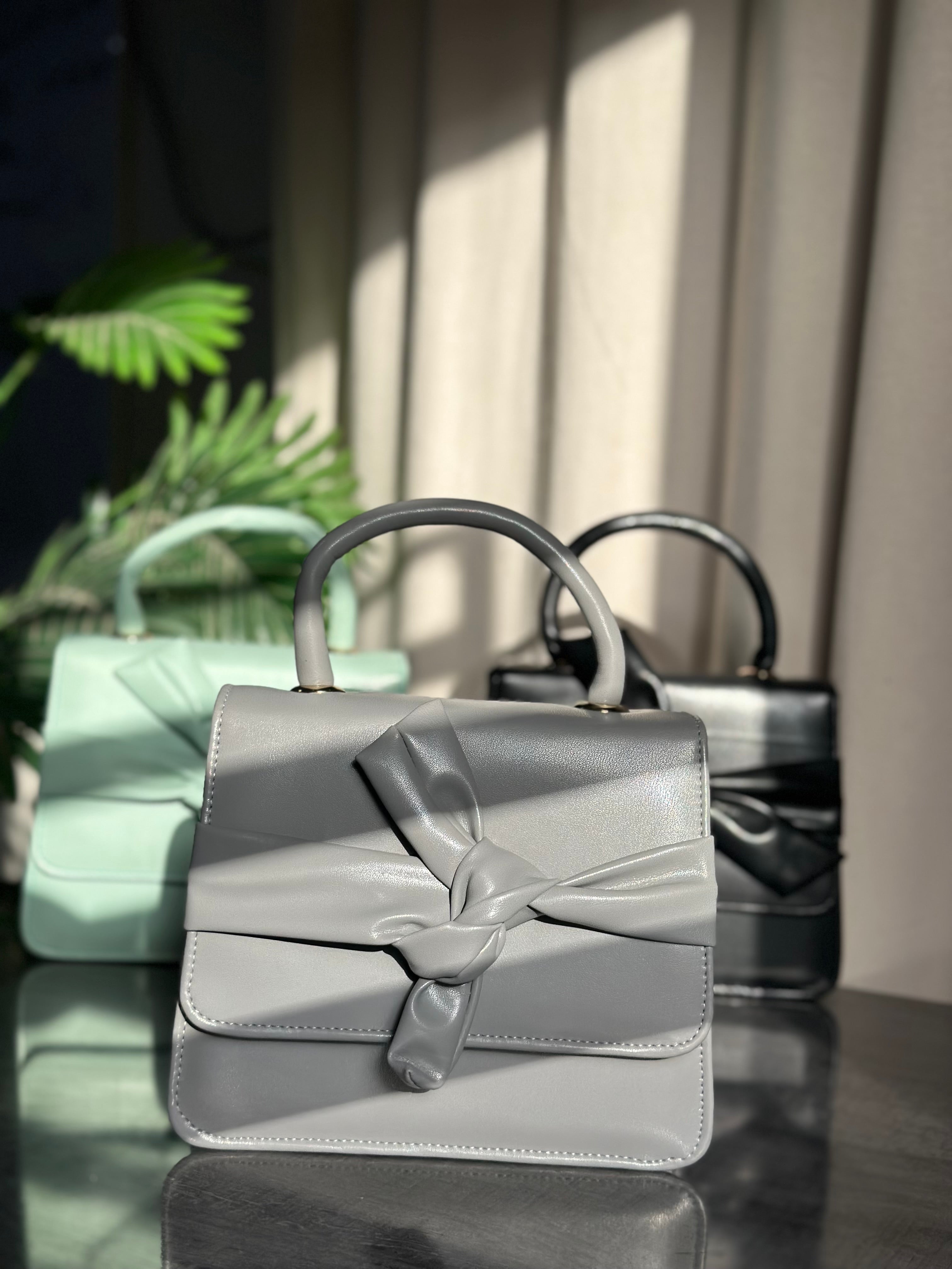 Handbag ElleKnot - Grey