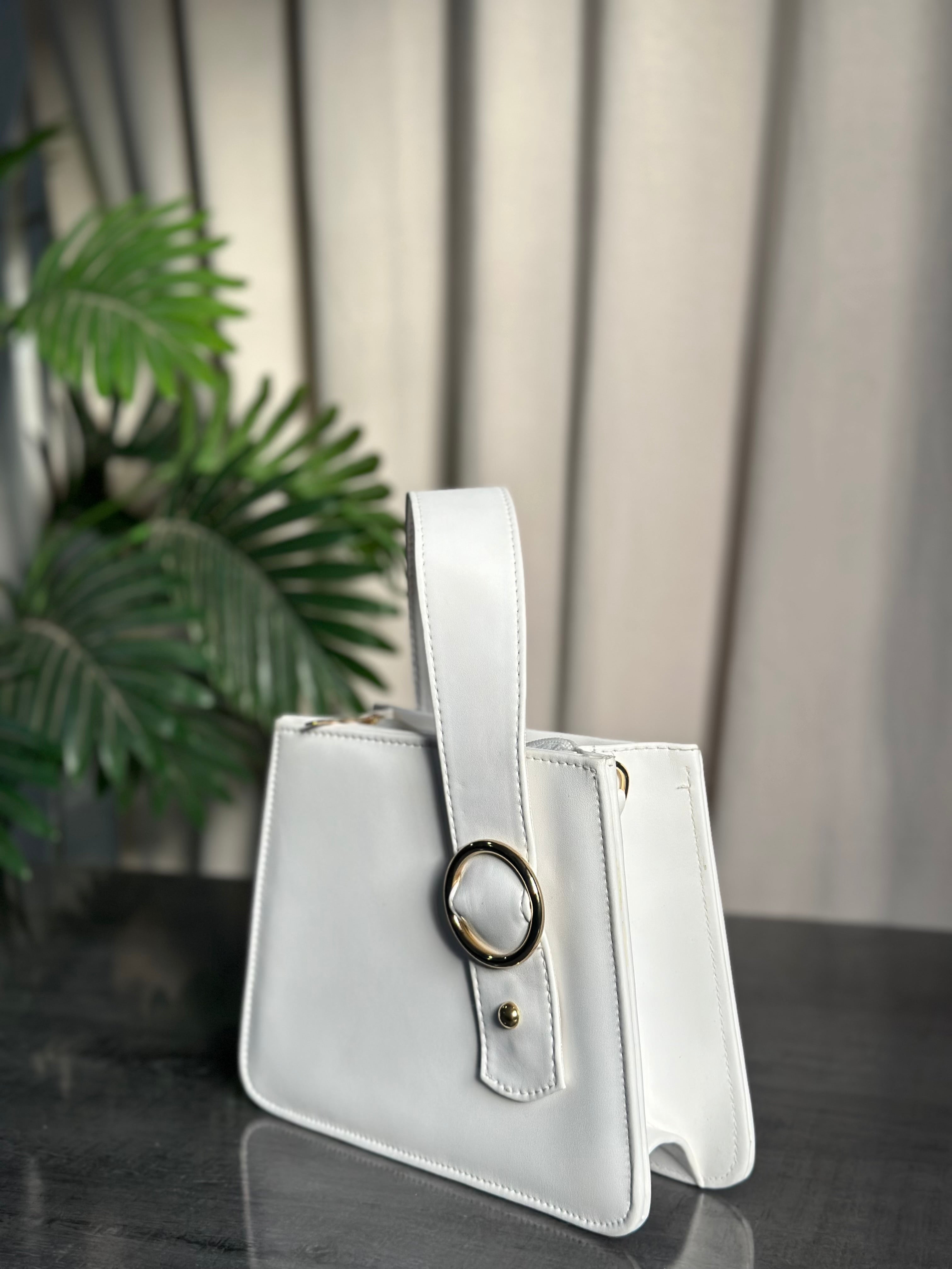 Handbag RingBloom - White