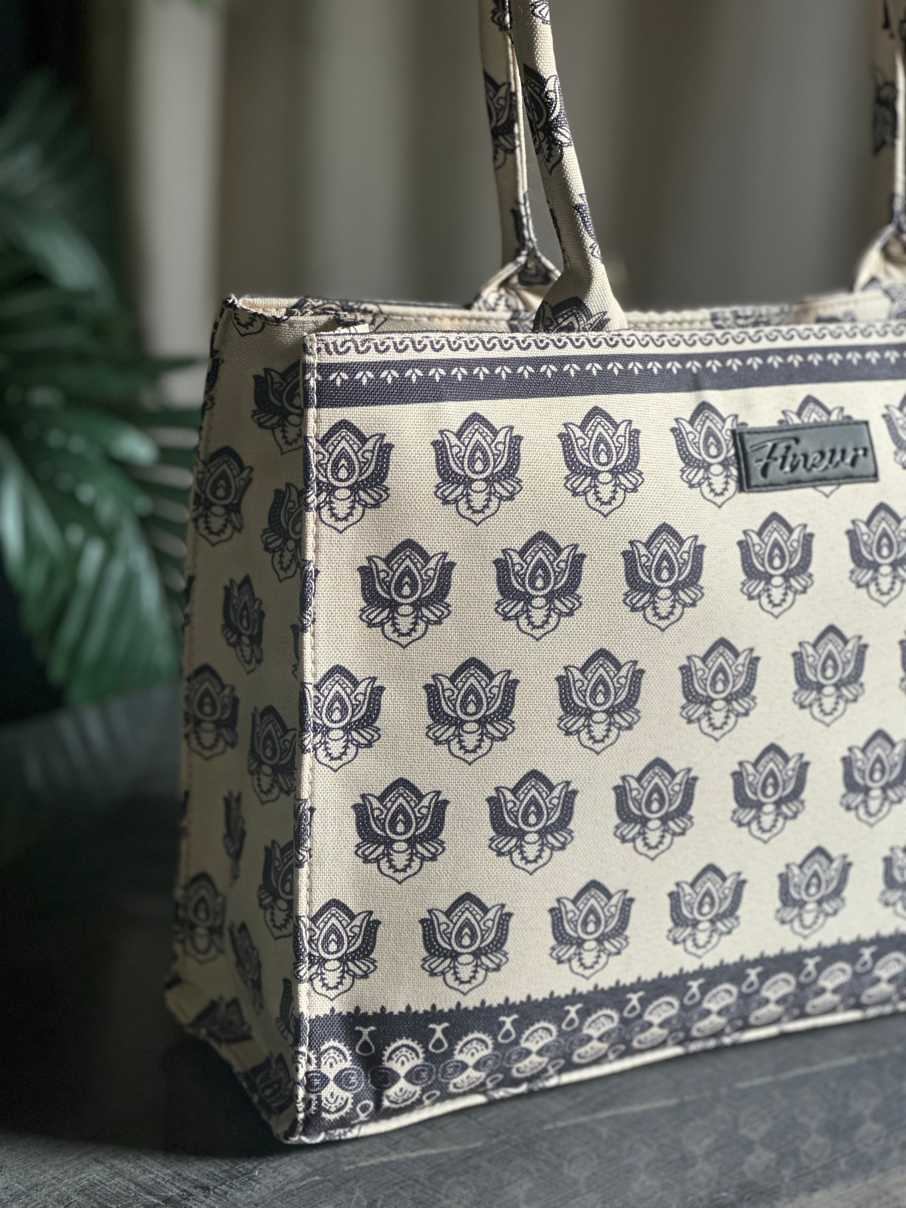 Canvas Tote Lotus