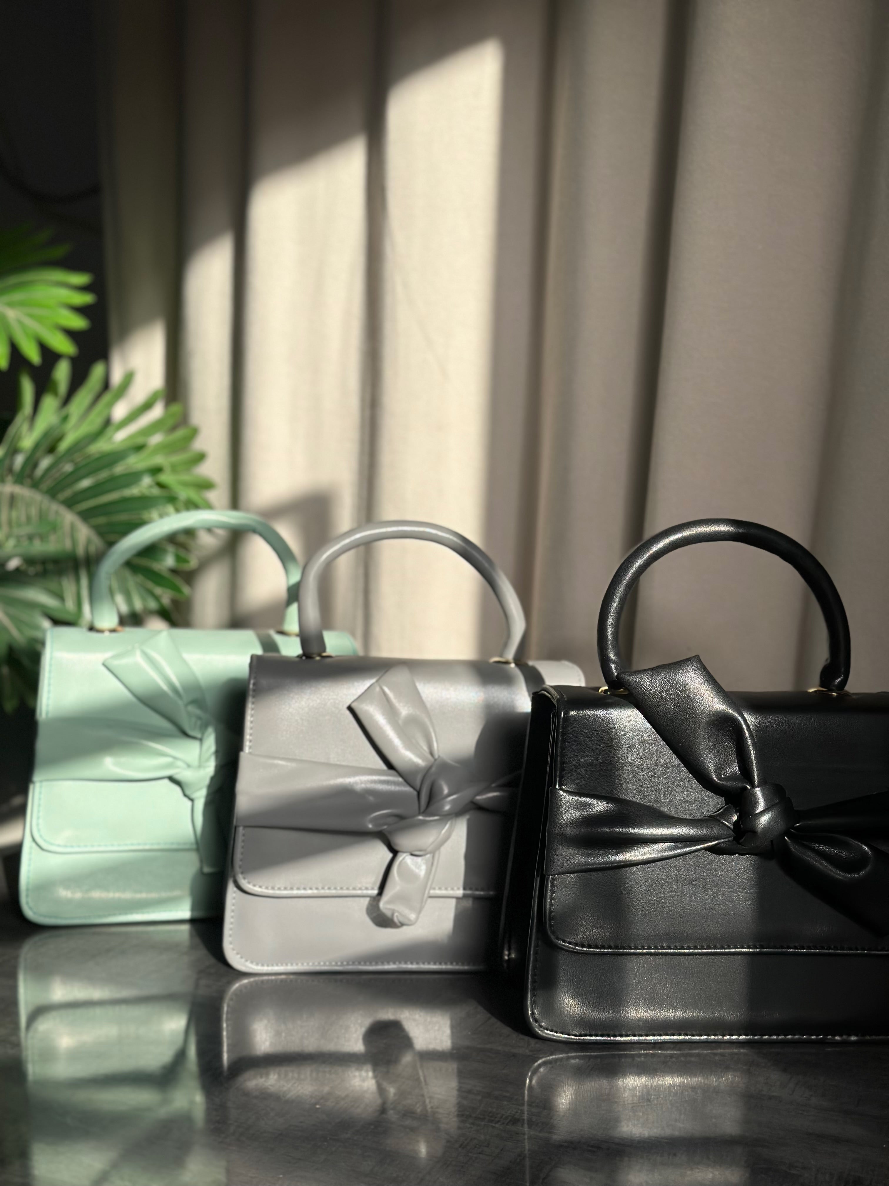 Handbag ElleKnot - Grey