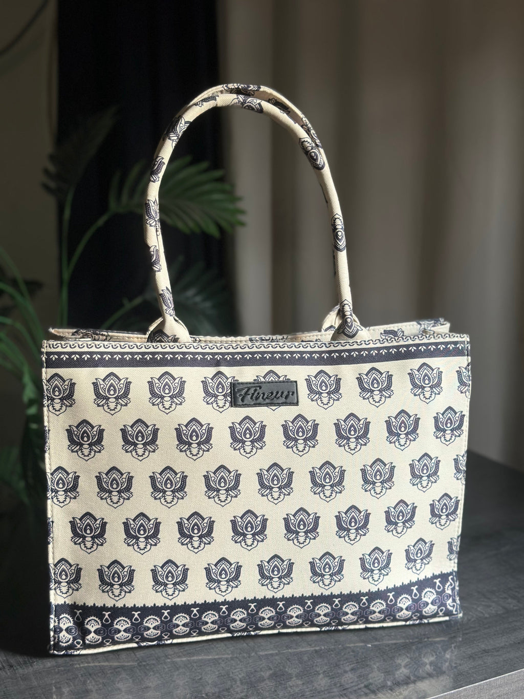 Canvas Tote Lotus