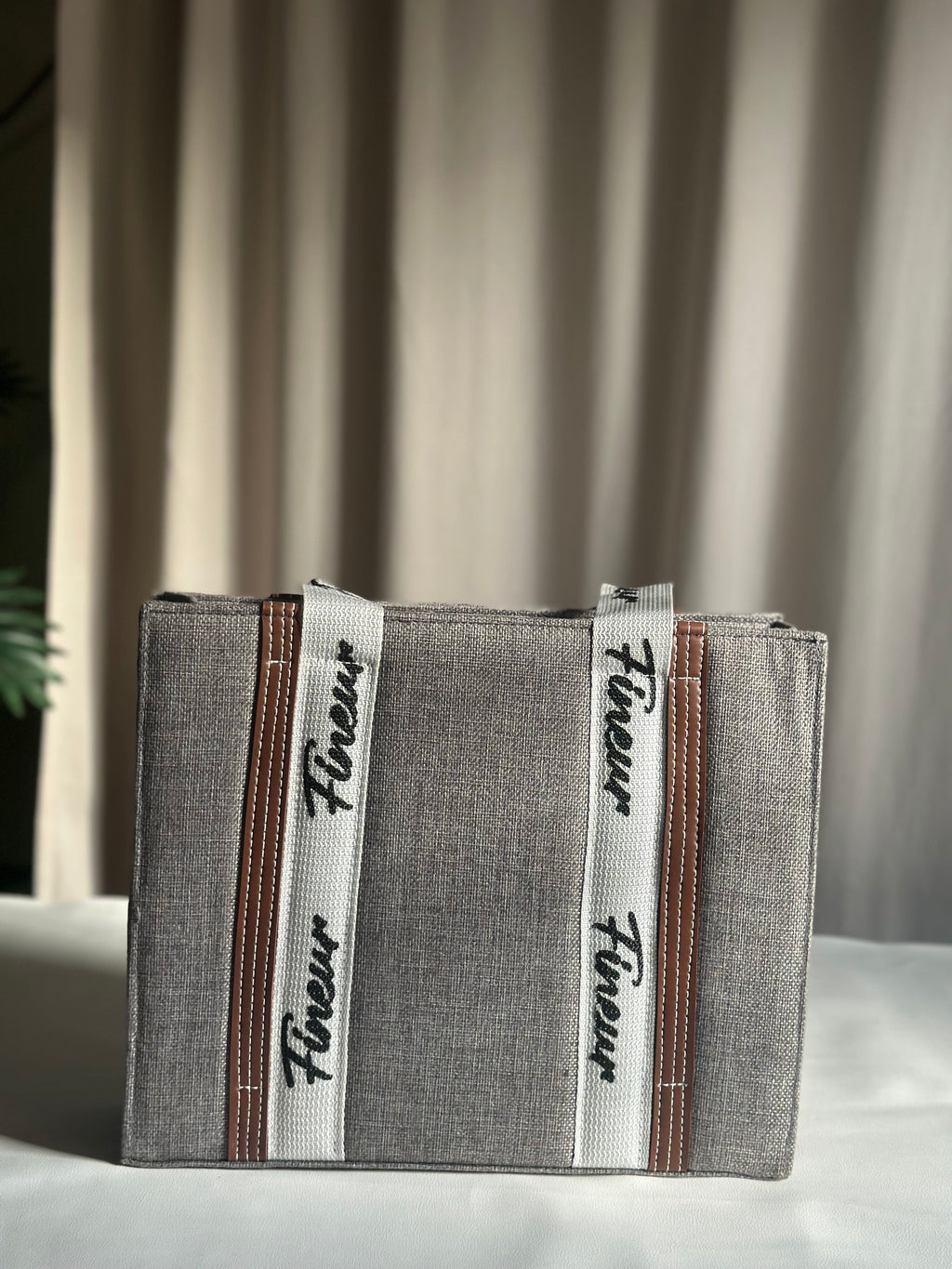 Canvas Modern Muse Tote - Grey