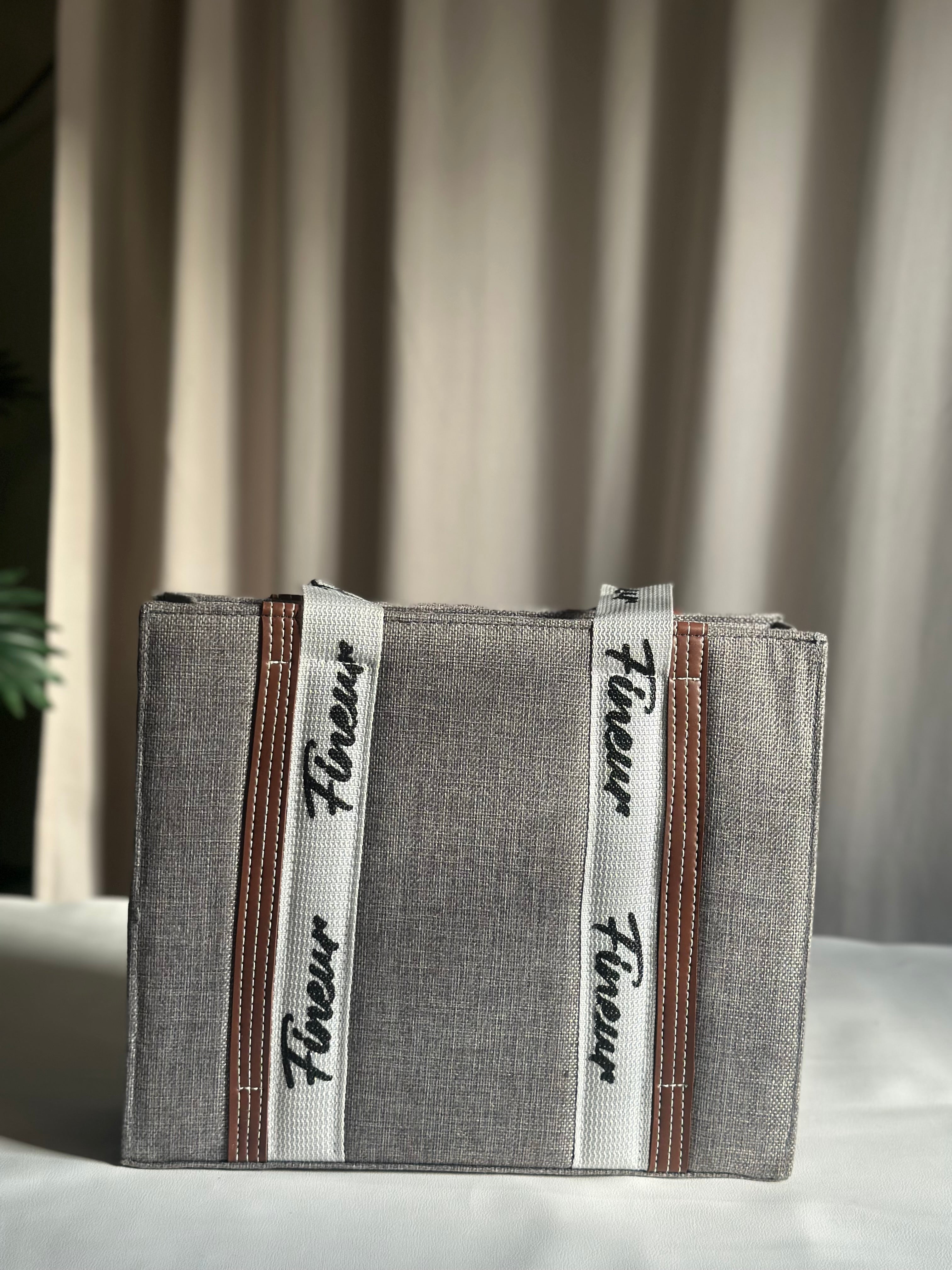 Canvas Modern Muse Tote - Grey