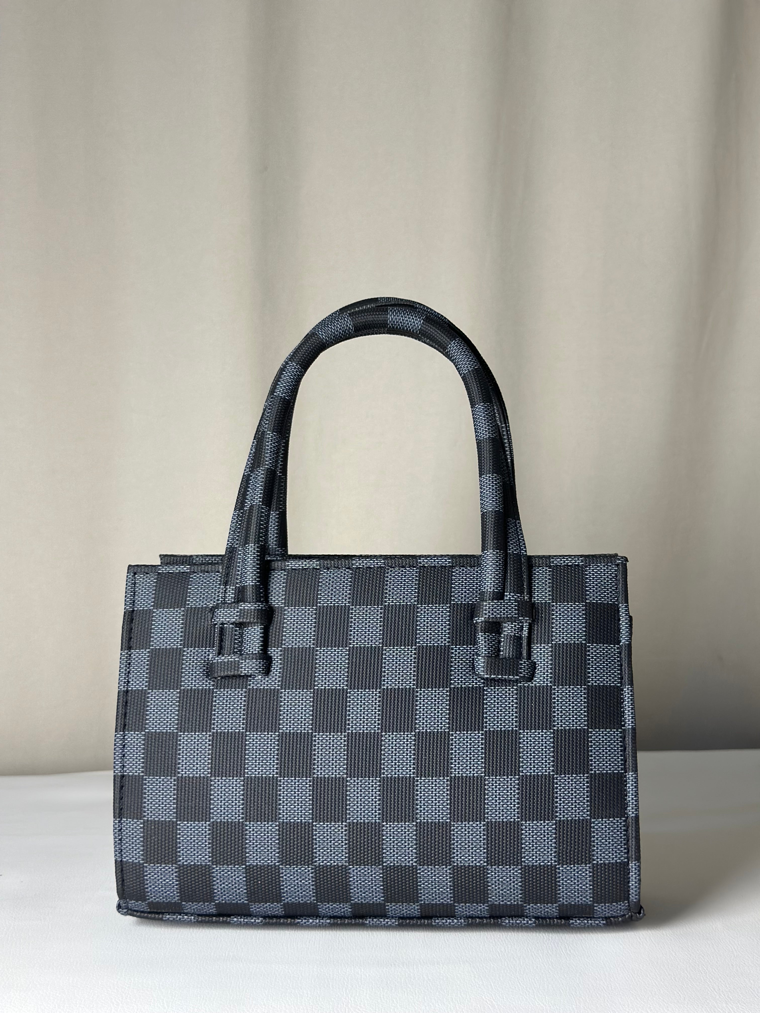 HandBag Mini Checkered - Black