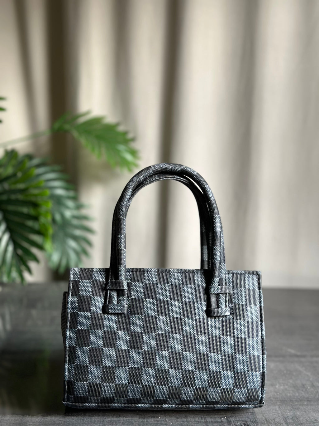 HandBag Mini Checkered - Black