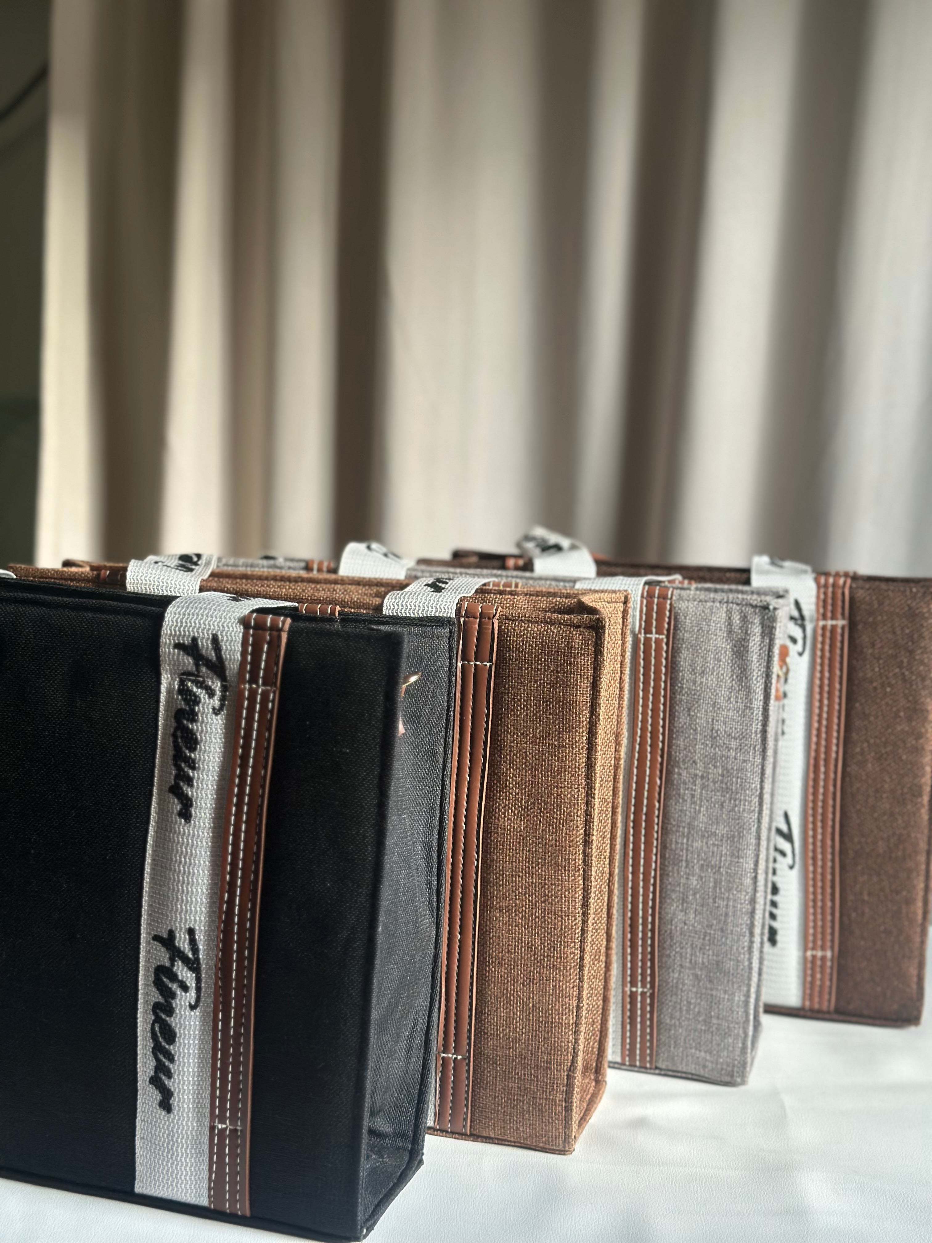 Canvas Modern Muse Tote - Light Brown