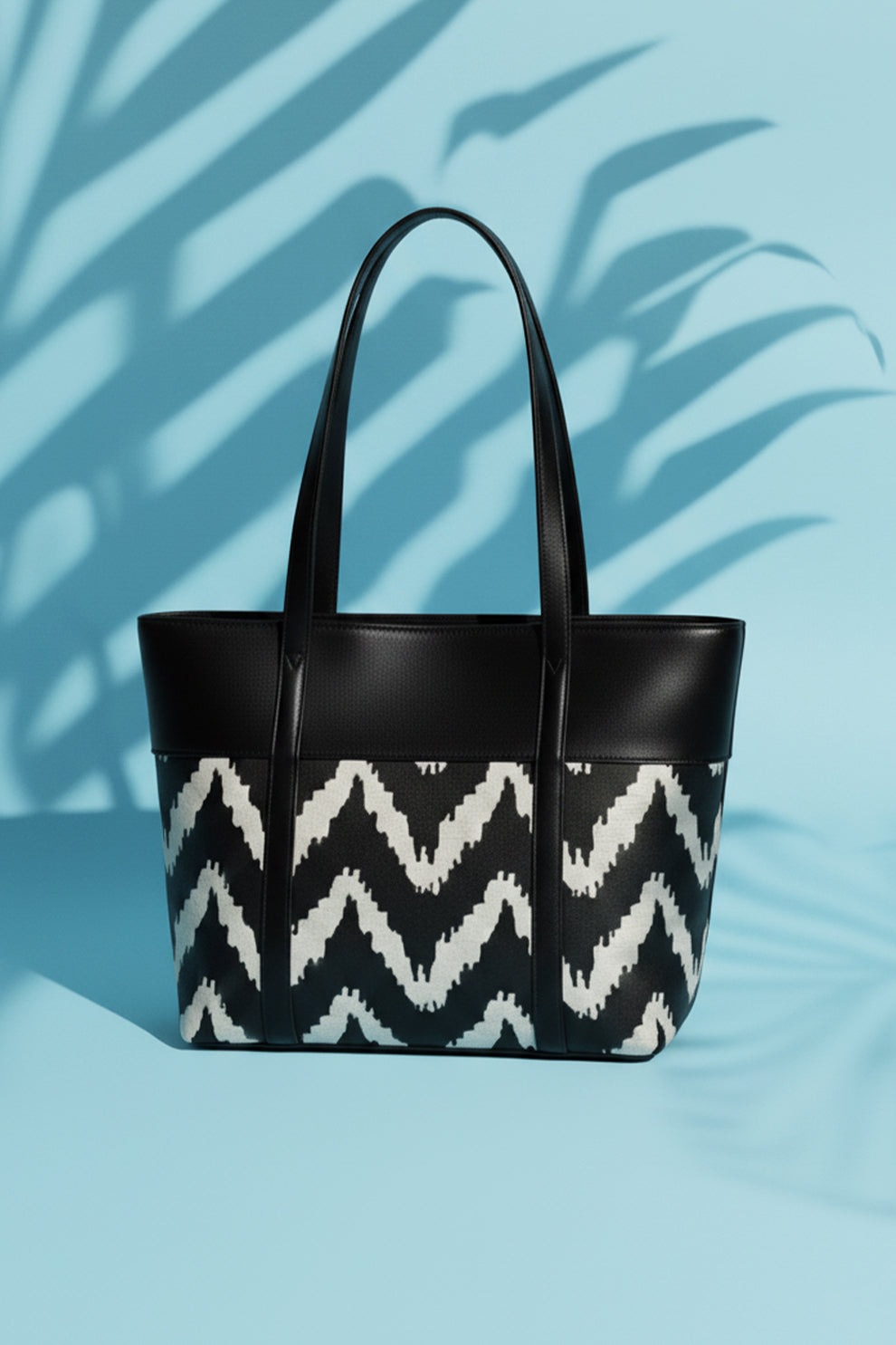 Shoulder Canvas Bag ZigWave - Black